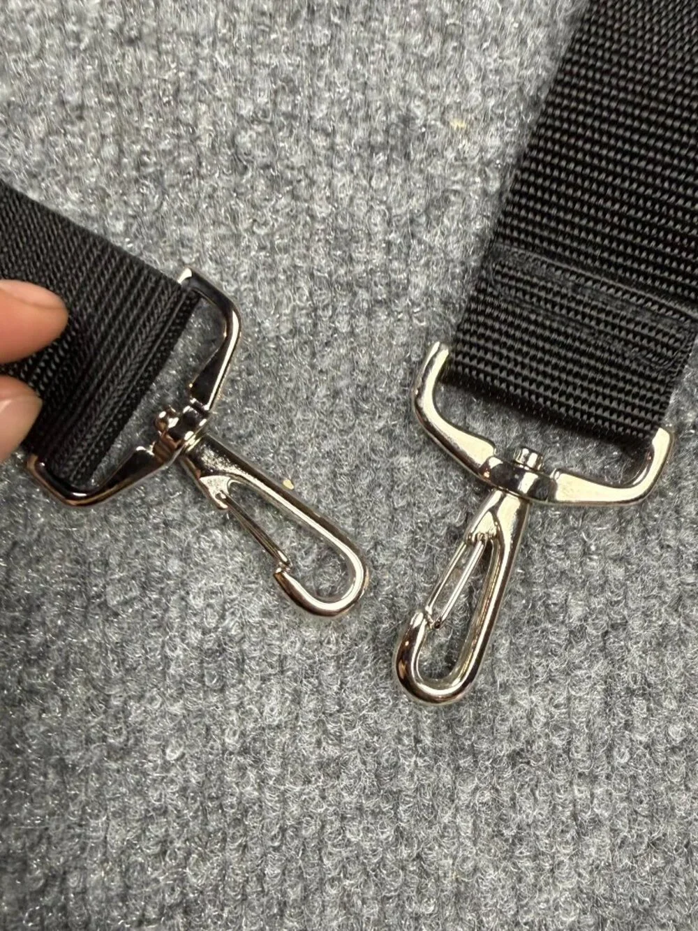 Replacement Black Nylon Adjustable Shoulder Strap - Unisex - 43 Inches Long